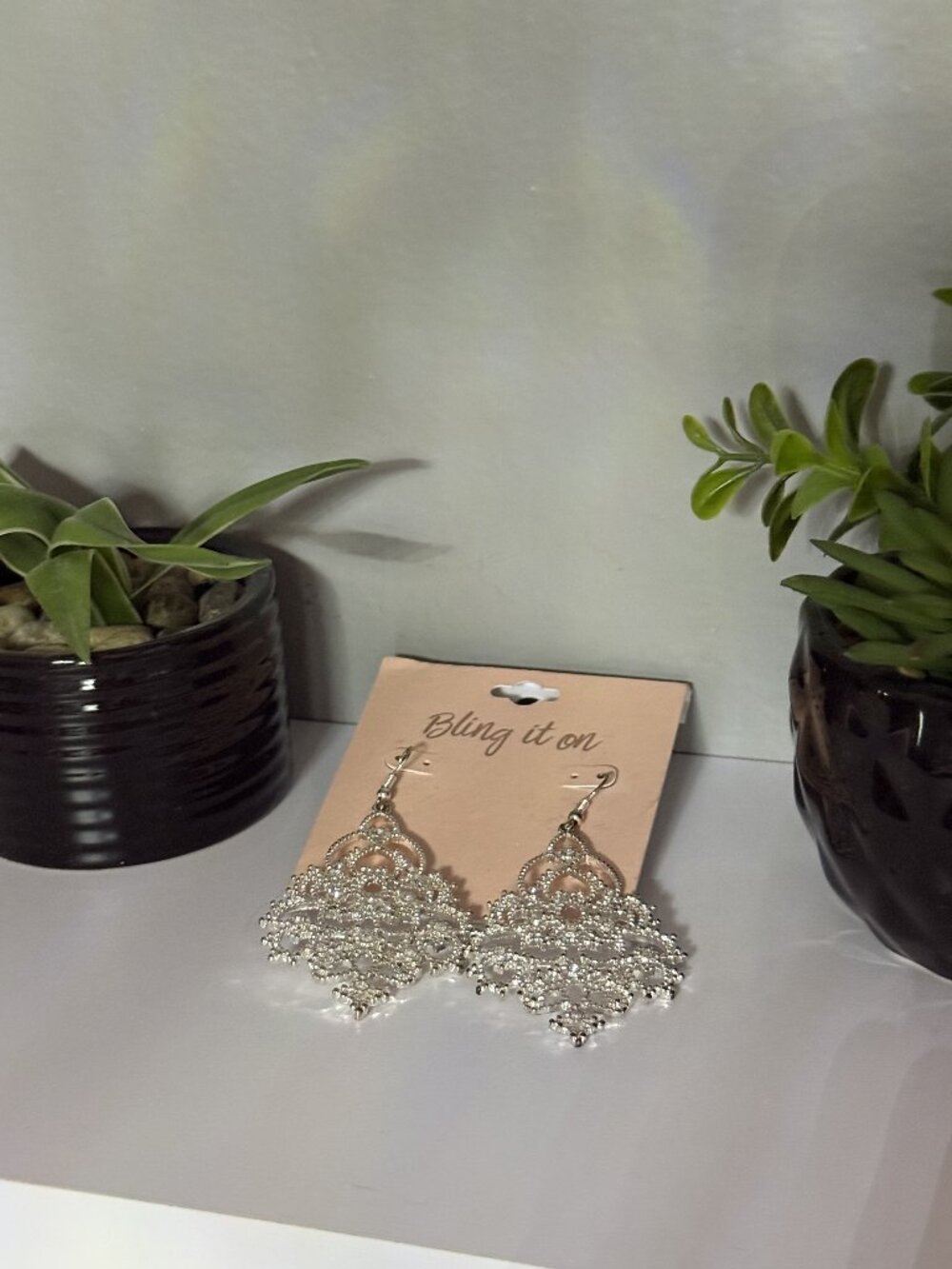 Silver Chandelier Earrings